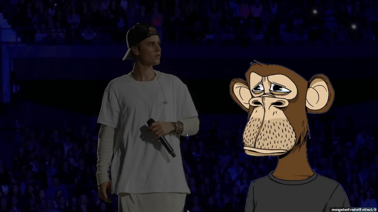 Justin Bieber trolled for spending $1.3 million on a Bored Ape NFT worth $20,000