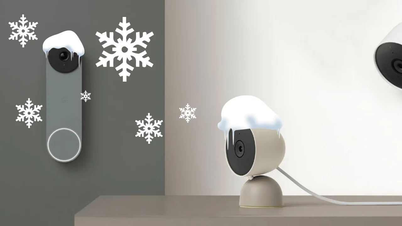 The batteries in Google’s Nest Cam and Doorbell won’t charge in freezing weather, useless in the cold.