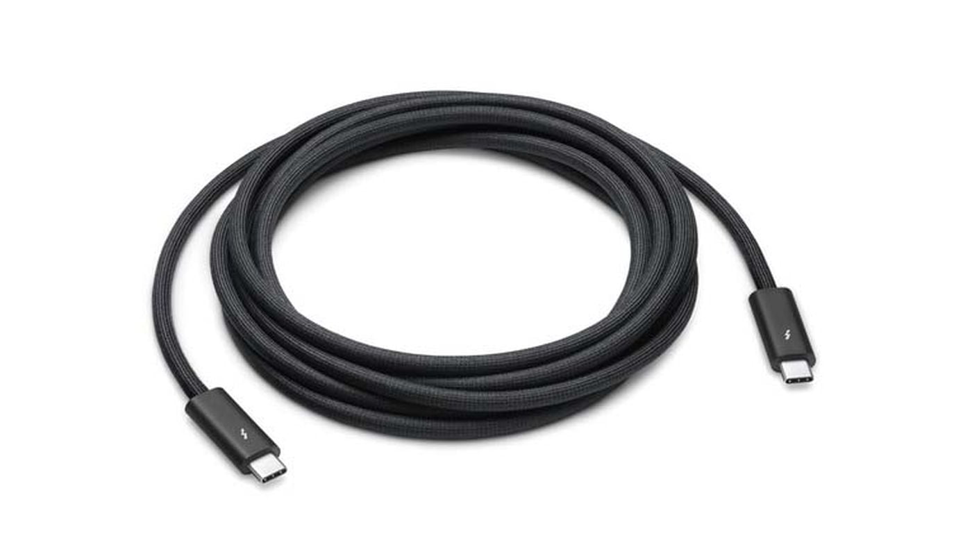 The 3-meter Apple Thunderbolt 4 cable costs 9, and it’s your only choice.