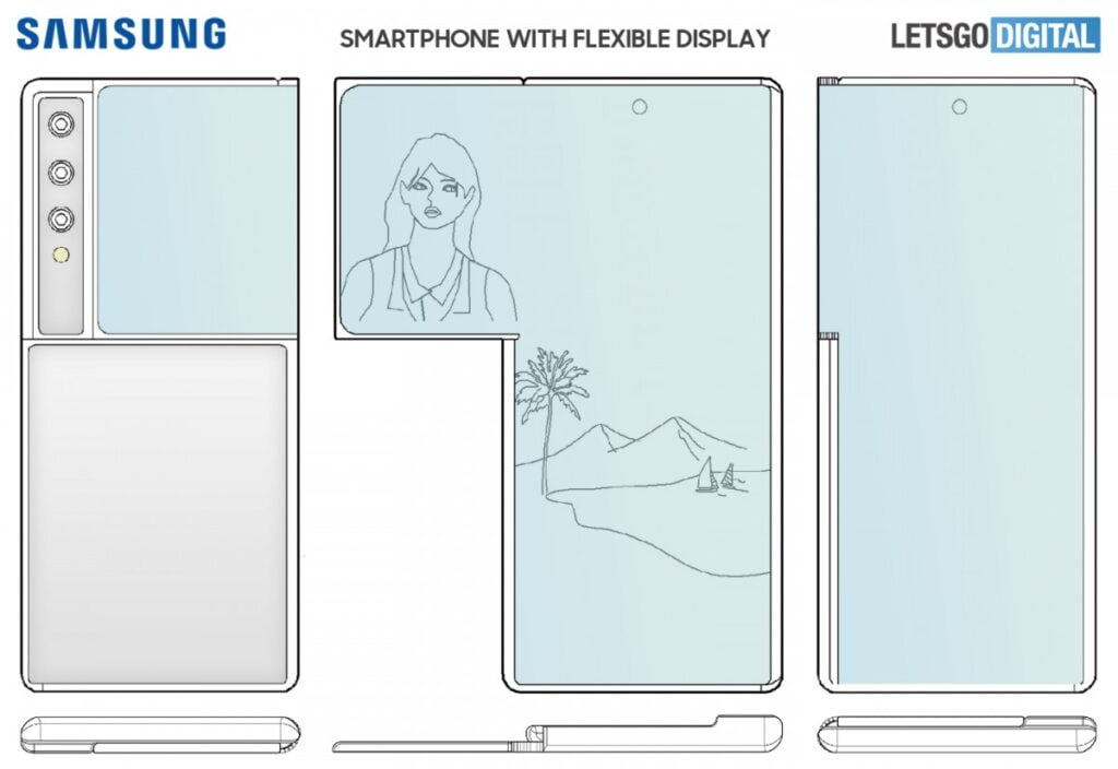 Samsung just patented a phone with a sideways folding display, the new LG. Samsung just patented a phone with a sideways folding display, the new LG.