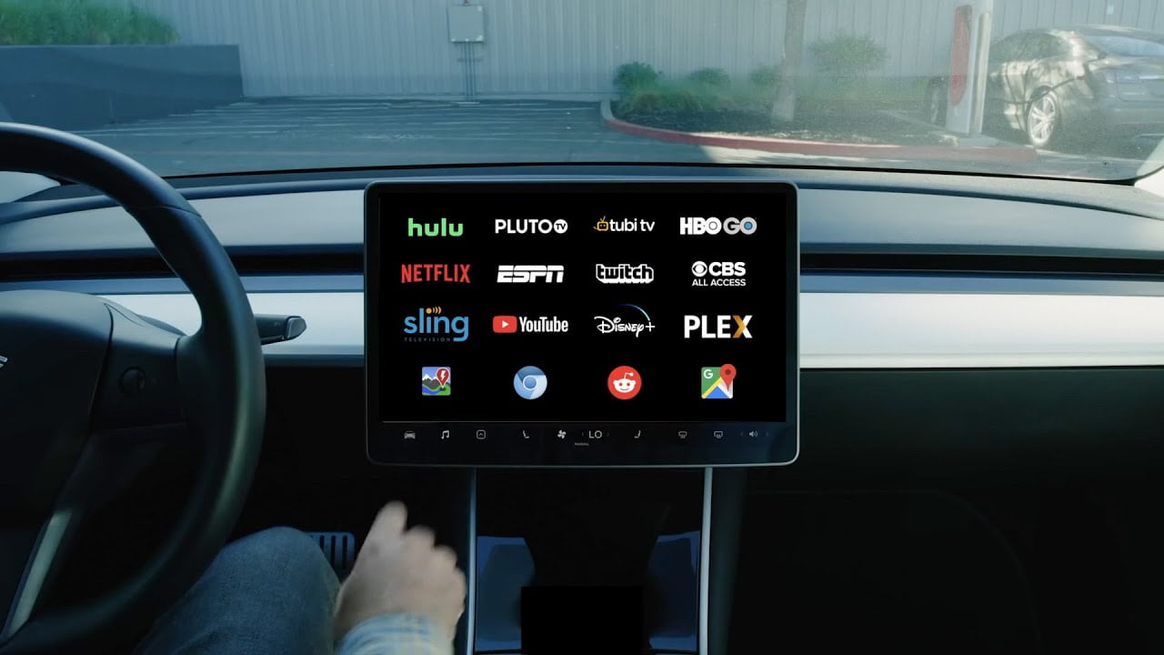 Drivers in the UK can now watch TV in their cars.