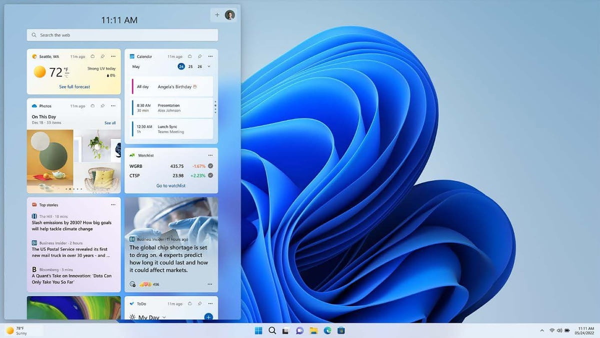 Windows 11 will soon support third party widgets