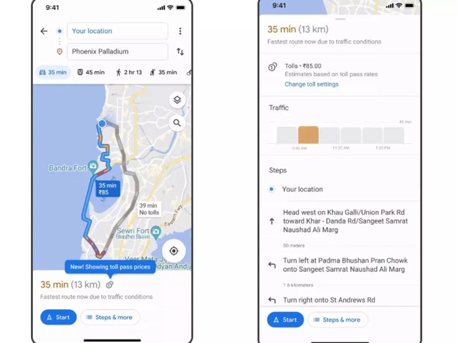 Google Maps will let users know how much they have to pay for tolls now Google Maps will let users know how much they have to pay for tolls now