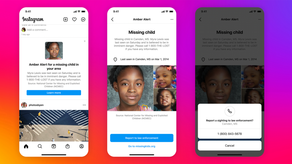 Instagram will now push Amber alerts on user feeds Instagram will now push Amber alerts on user feeds