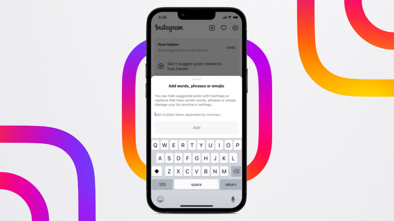 Instagram will soon let users mute specific topics with keywords