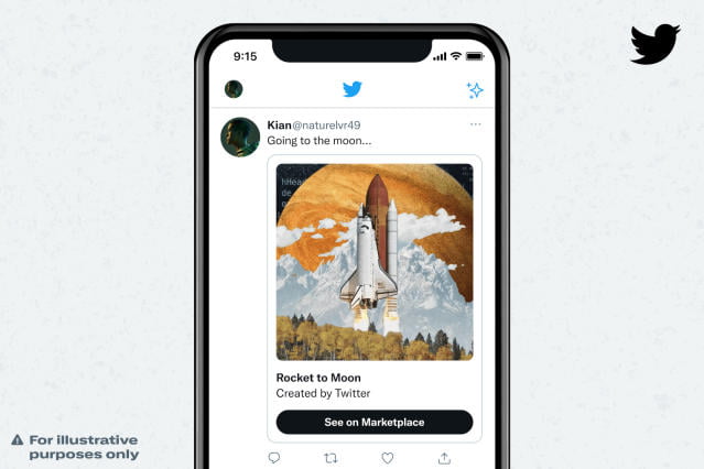 Twitter is now bringing NFT listings to the platform