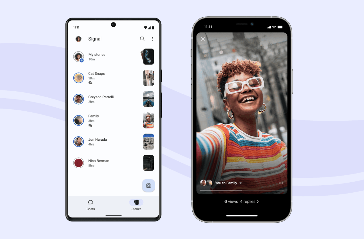 Signal just introduced Stories on their service