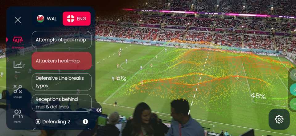 You can now use AR to aid your vision watching the World Cup